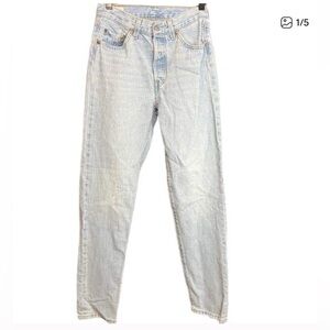 Levi's Light Blue Straight Leg Jeans